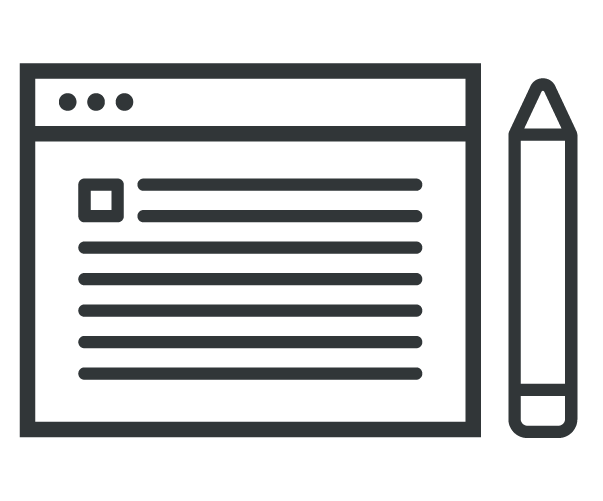 Icon for SEO content creation from Obsidian Atlas.