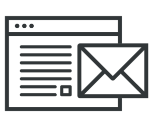 Email marketing icons for Obsidian Atlas services.